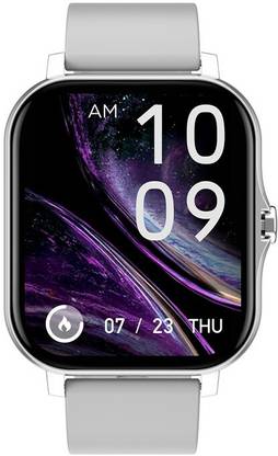 Belear G-22 Silver Smart Watch 1.69 Inch HD Display Bluetooth Calling Smartwatch