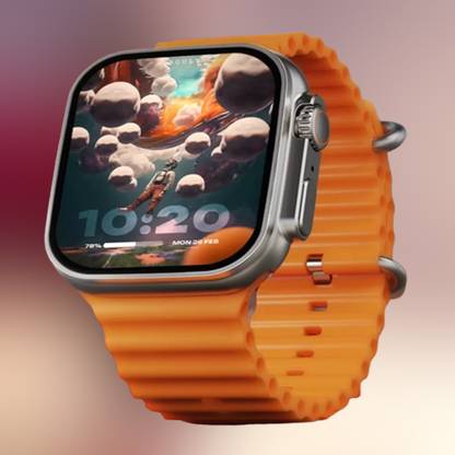 KadWaniya T800 Ultra Smart Watch With Wireless Charging Smartwatch