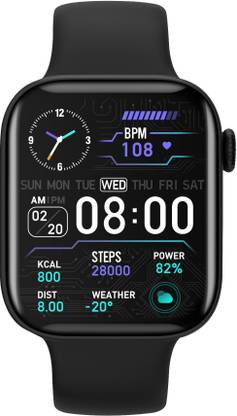 CrossBeats IGNITE GRIT 1.75 Amoled Display,Rotating Crown, BT Calling,120 Sports Mode Smartwatch