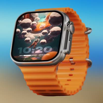 KadWaniya T800 Ultra Smart Watch With Wireless Charging Smartwatch