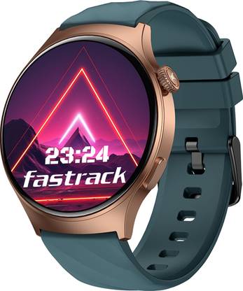 Fastrack Optimus Pro with 1.43 AMOLED Display & AOD(466x466),Functional Crown,BT Calling Smartwatch