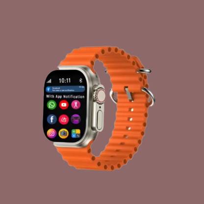 Paradise T10 Ultra Smartwatch With BT Calling & Fast Charging Smartwatch