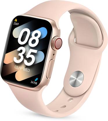 WTG i8 Pink 1.69" HD Display Bluetooth Calling, Notifications, Valentine Gift Smartwatch
