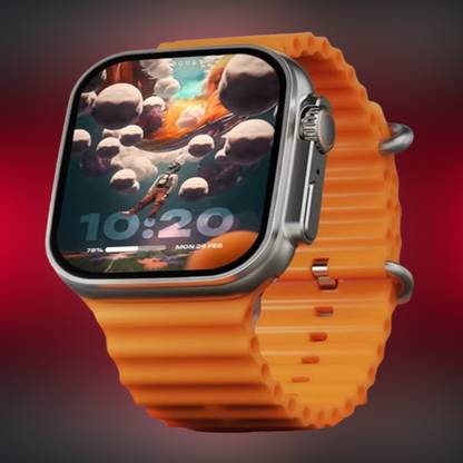 KadWaniya T800 Ultra Smart Watch With Wireless Charging Smartwatch
