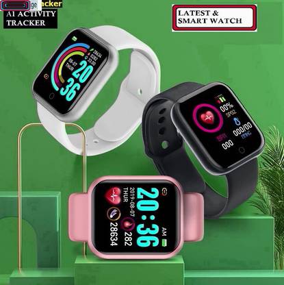 Luxurova B1682 D20 - PRO MULTI SPORTS FITNESS TRACKER SMART WATCH BLACK(PACK OF 1) Smartwatch