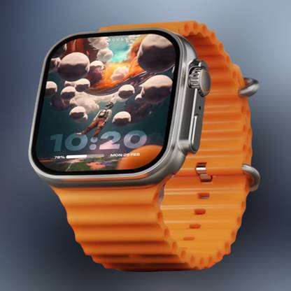 KadWaniya T800 Ultra Smart Watch With Wireless Charging Smartwatch