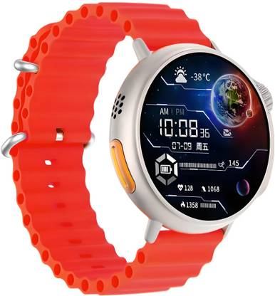 SHOPEVOLVES Halo pro1.38" Round Display with Bluetooth Calling, Metallic finish, IP67 Rating Smartwatch