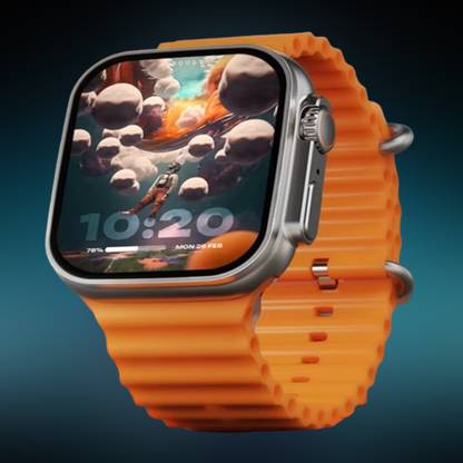 KadWaniya T800 Ultra Smart Watch With Wireless Charging Smartwatch