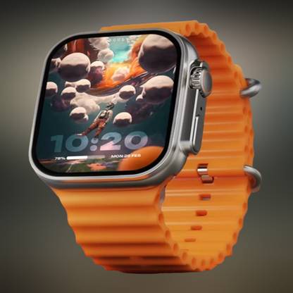 KadWaniya T800 Ultra Smart Watch With Wireless Charging Smartwatch