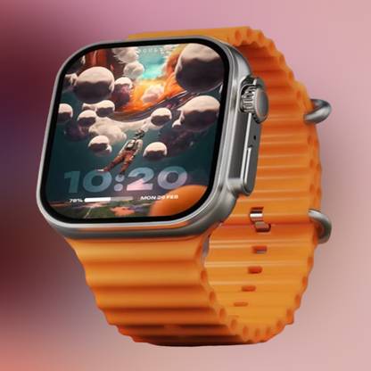 KadWaniya T800 Ultra Smart Watch With Wireless Charging Smartwatch