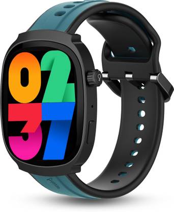 Pebble Axis 1.96" Amoled Display, Quick Notification, AOD, BT Calling, Rotating Crown Smartwatch