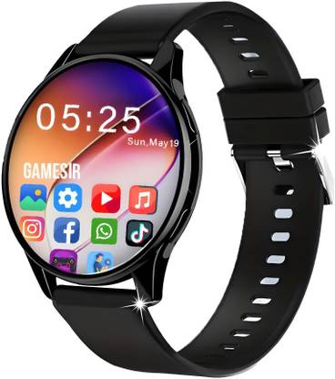 GameSir Active 2 Round Stay Connected with YouTube, Facebook, and Insta Notifications Smartwatch