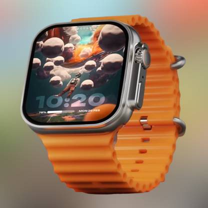 KadWaniya T800 Ultra Smart Watch With Wireless Charging Smartwatch