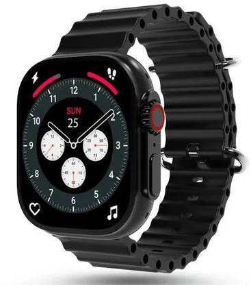 Wookt T 800 Ultra 1.96" Display BT Calling Notification & Music, Fitness Smartwatch Smartwatch