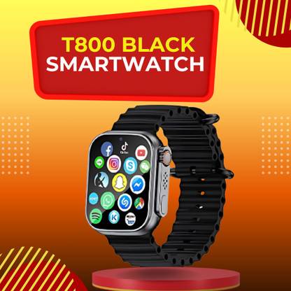 BOOMLY T800 Ultra Smart Watch & Wireless Charger Smartwatch