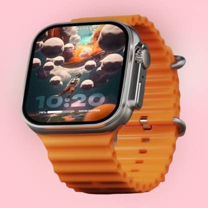 KadWaniya T800 Ultra Smart Watch With Wireless Charging Smartwatch