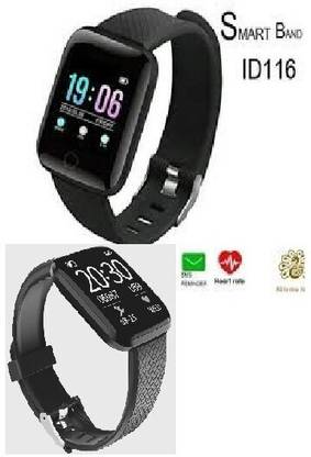 Ykarn Trades AQ399/ID116 PRO HEART RATE SLEEP TRACKER SMART WATCH BLACK(PACK OF 1) Smartwatch