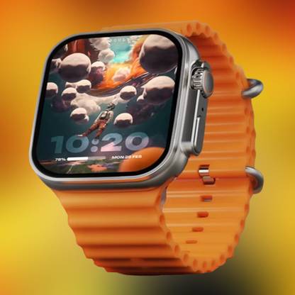 KadWaniya T800 Ultra Smart Watch With Wireless Charging Smartwatch
