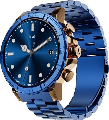 boAt X700 with 1.52� AMOLED Display, BT Calling,Functional Crown, Metal Body Smartwatch