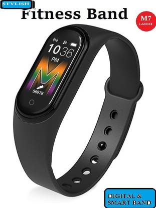 Bashaam B1599(M7) PLUS ACTIVITY TRACKER BLUETOOTH SMART WATCH BLACK ( PACK OF 1)