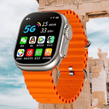 BOOMLY Smart watch T10 Ultra With Wireless Charging & Multi Sport Mode Smartwatch