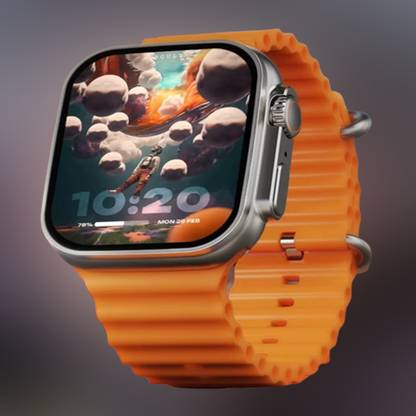 KadWaniya T800 Ultra Smart Watch With Wireless Charging Smartwatch