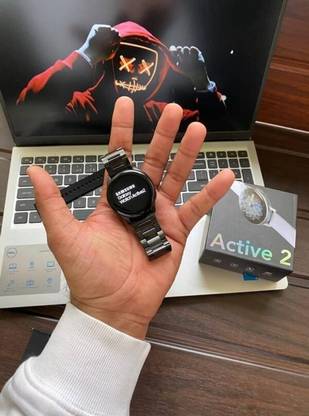 TECHMAZE smart watch ctive 2 Black metal edition-full hd display long battry life Smartwatch
