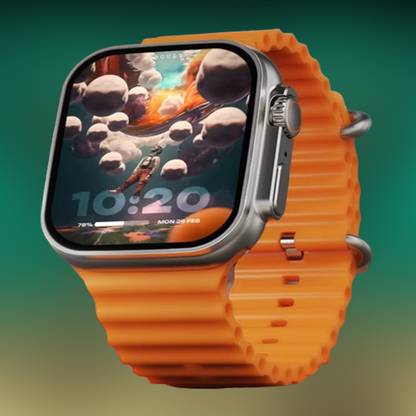 KadWaniya T800 Ultra Smart Watch With Wireless Charging Smartwatch