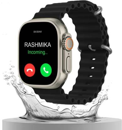 GWE S22 HIwatchPro Ultra Inbuilt Call, 1Game, Calculator, Womens Black Smartwatch Smartwatch