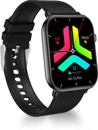 SHKOD Watch Pro 1.96" Display Bluetooth Calling, AI Voice Assistant(Rock Black) Smartwatch