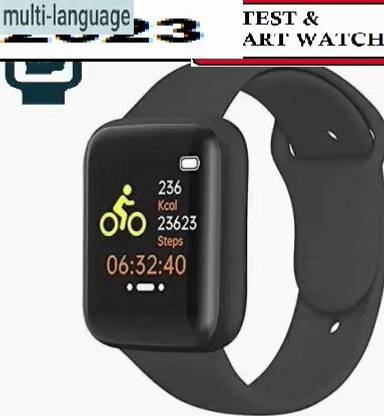 DEROWN K1395 D20 PLUS HEAT RATE MULTI FACES SMART WATCH BLACK(PACK OF 1) Smartwatch
