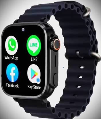 VINEWORD Smart watch T800 Ultra 8 With Wireless Charging & Noise cancellation Smartwatch