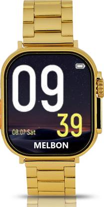 Melbon S9 Ultra Gold NFC Bluetooth Call Men Smartwatch Fashion Wireless Smartwatch