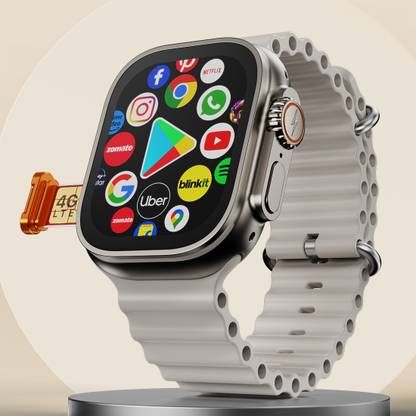 Fire-Boltt Oracle WristPhone - 4G SIM/LTE/WiFi, Android OS, Play store & Phone Notification Smartwatch