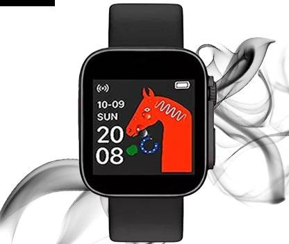 FOZZBY A135_D20 ULTRA HEART RATE SMARTWATCH BLACK (PACK OF 1) Smartwatch