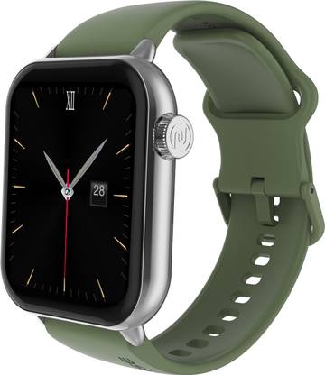 Noise Mighty BT Calling with 1.96" display, Metal Build & Functional Crown Smartwatch