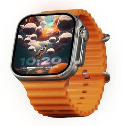 KadWaniya T800 Ultra Smart Watch With Wireless Charging Smartwatch