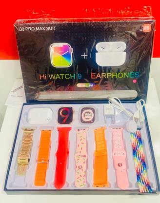 MOBITEK i30 Pro Max SUIT Combo Set Hi Smartwatch 9 Smartwatch