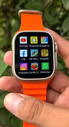 maxphony T800 Ultra 1.96" AMOLED Display BT Calling Notification & Music, Fitness Smartwatch