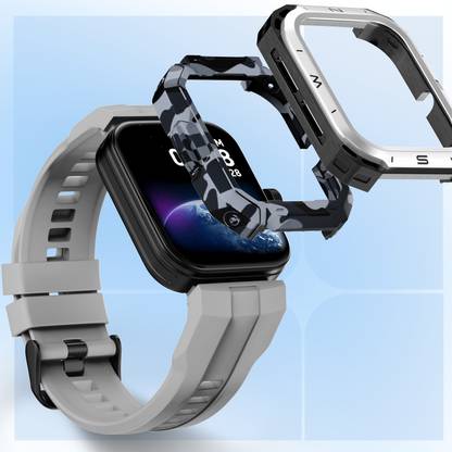 Noise Triumph 1.85" Display with swappable dial cases, BT Calling, With Free Dial Case Smartwatch