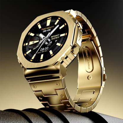 Fire-Boltt Obsidian 33.5mm (1.3 inch) AMOLED, Bluetooth Calling, Stainless Steel Design Smartwatch