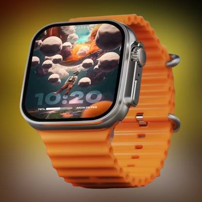 KadWaniya T800 Ultra Smart Watch With Wireless Charging Smartwatch