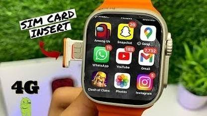 Qexle Android Premium 5G Smart Watch 8 GB RAM+128 GB Storage |mini Camera Smartwatch