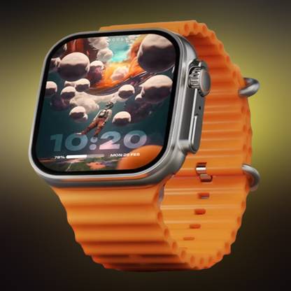 KadWaniya T800 Ultra Smart Watch With Wireless Charging Smartwatch