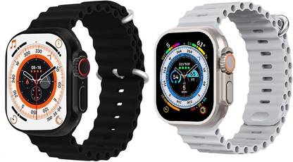 keeva Combo T800 Ultra Biggest Display Smart Watch with Bt Calling Wireless Charge Smartwatch