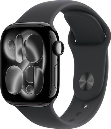 Apple Watch Series 11 GPS 42mm Jet Black Aluminium Case Black Sport Band - S/M
