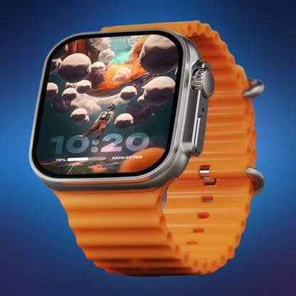 KadWaniya T800 Ultra Smart Watch With Wireless Charging Smartwatch