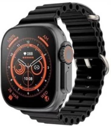 FRONY NW_T800 Ultra 8 Watch With pods Bluetooth Call Fitness Bracele (BLACK'STARP) Smartwatch