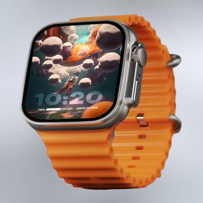KadWaniya T800 Ultra Smart Watch With Wireless Charging Smartwatch