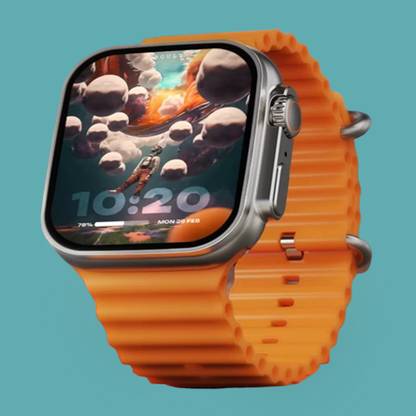 KadWaniya T800 Ultra Smart Watch With Wireless Charging Smartwatch